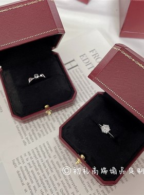 经典六爪钻戒刀臂结婚婚礼仪式交换假对戒活口可调节拍照道具初礼