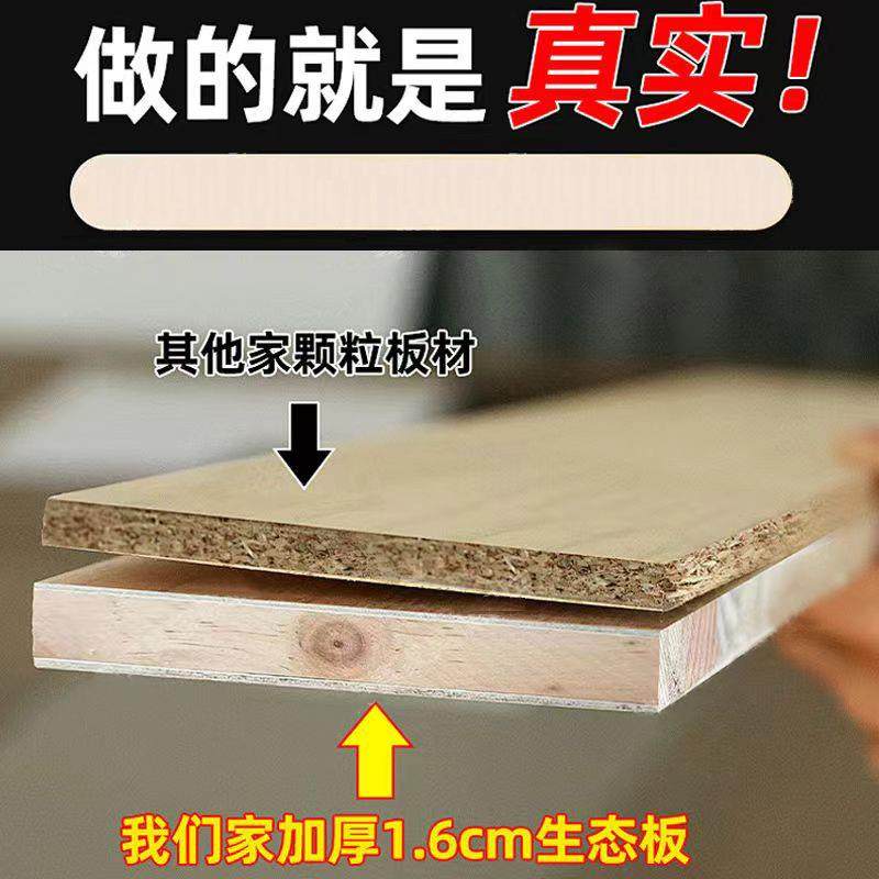 衣柜实衣柜容大简易家用小卧室经济型对62656开门木板量支衣厨持 - 图1