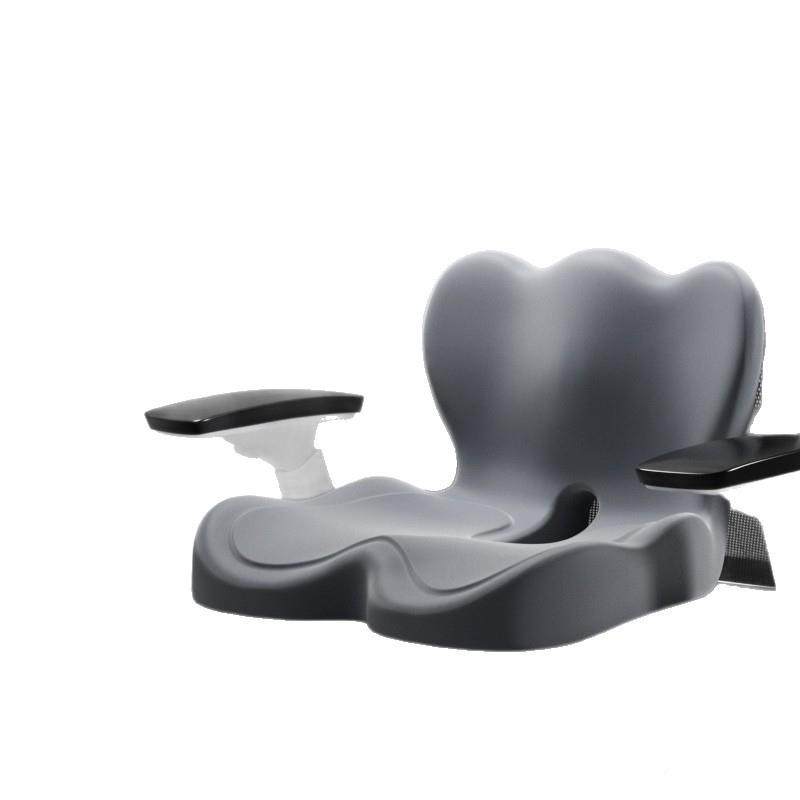 记靠忆棉体坐垫连体腰靠靠背一体靠垫枕生办连公室椅子椅垫汽车护,淘宝优惠券,粉丝福利购,淘宝优惠卷