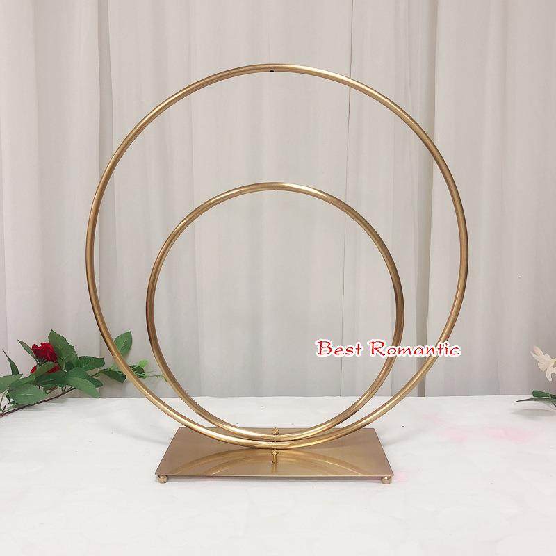 新款金色庆花器双婚小拱圈门花架XZD婚礼主桌件装饰摆婚庆道具用,淘宝优惠券,粉丝福利购,淘宝优惠卷