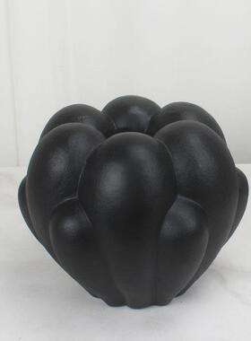 法式奶油风公白花瓶居办室书柜色客厅书房摆HDC件家装饰乔迁新居