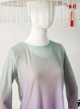 浔山行舞蹈古风镂空斗笠竹编白色走秀吊珠流苏斗笠女帽侠女帽