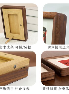 宝宝周岁礼手足印纪念满月脚印仪式C感用品婴儿百天相框摆台12定