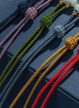 手工编织锁骨项链绳黄金八