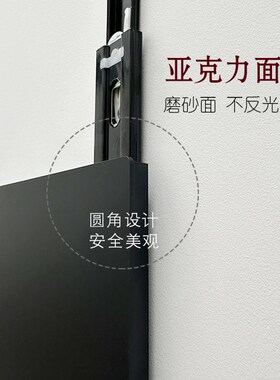 电表箱装饰超薄下推拉亚克力电闸箱遮挡可定制简约弱电箱盖板装饰