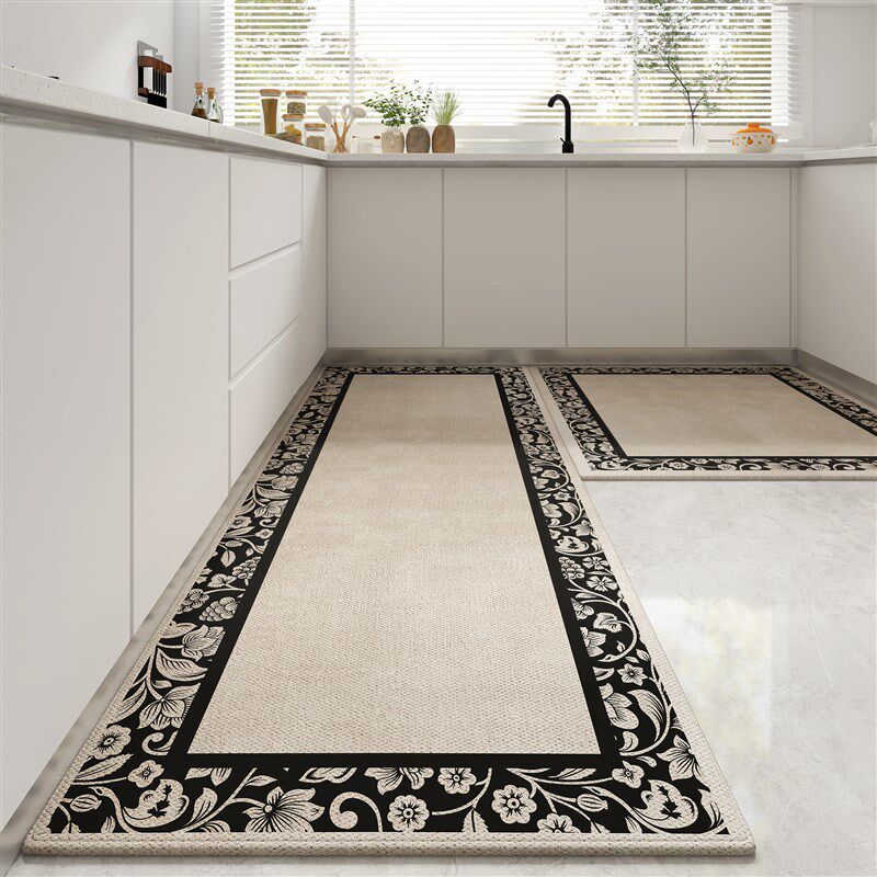 Kitchen-specific floor mats, high-end household strip carpets, oil-absorbing and water-absorbing, dirt-resistant, non-slip, water-absorbing mats, door mats