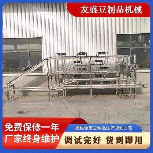 商用豆腐皮机厂家 千张加工机 压豆腐皮成型机 豆制品设备质量好 - 图2