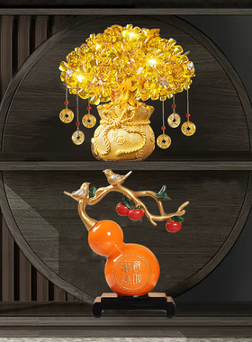 新中式客a厅酒柜装饰品摆件家居电视书柜现代轻奢高档乔迁新居礼