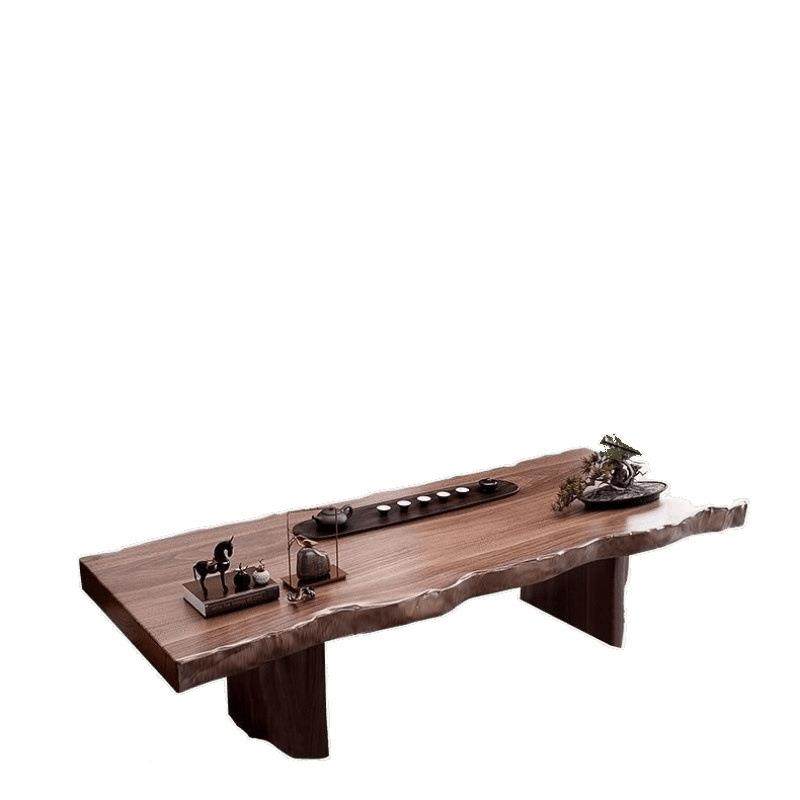 大椅板茶台实木茶桌新中式原木茶公几办室泡RMK茶桌现代约简茶桌,淘宝优惠券,粉丝福利购,淘宝优惠卷