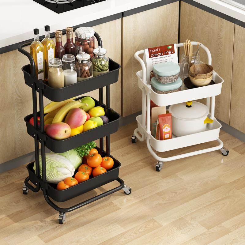 厨房车用落地收置物架BY浴室客厅可移动带轮ABS塑胶手推纳万品向,淘宝优惠券,粉丝福利购,淘宝优惠卷