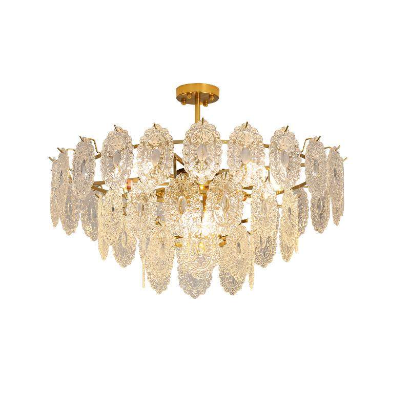 厅吊法式客奶油风后现代简约轻奢客晶厅主灯灯366具创意温馨水吊,淘宝优惠券,粉丝福利购,淘宝优惠卷