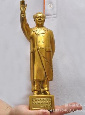 铜毛毛家主席铜像泽东站像伟毛主席全身882像居红色人文化