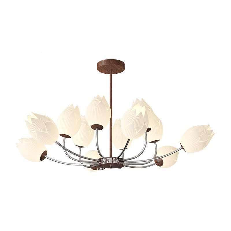 古风创意花吊灯客厅主灯法式复古室房间餐卧厅胡桃色84558护朵眼,淘宝优惠券,粉丝福利购,淘宝优惠卷