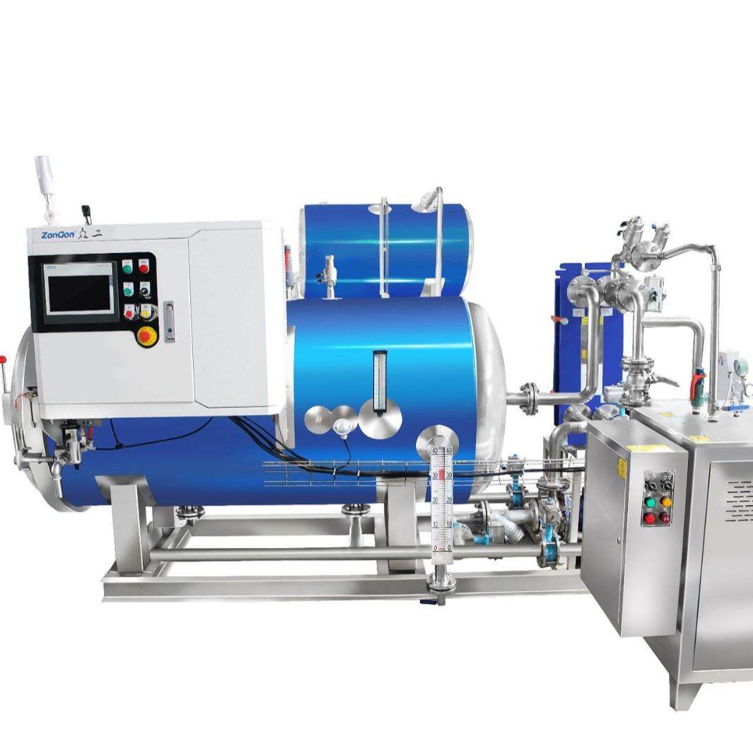 喷淋水浴蒸汽休闲食品杀菌锅料理包燕窝杀菌釜全自动玉米杀菌锅,淘宝优惠券,粉丝福利购,淘宝优惠卷