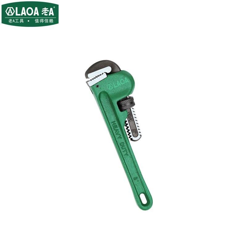 老A管钳家用管子钳大号小管钳子德式重型管子钳10寸LA320010 - 图3