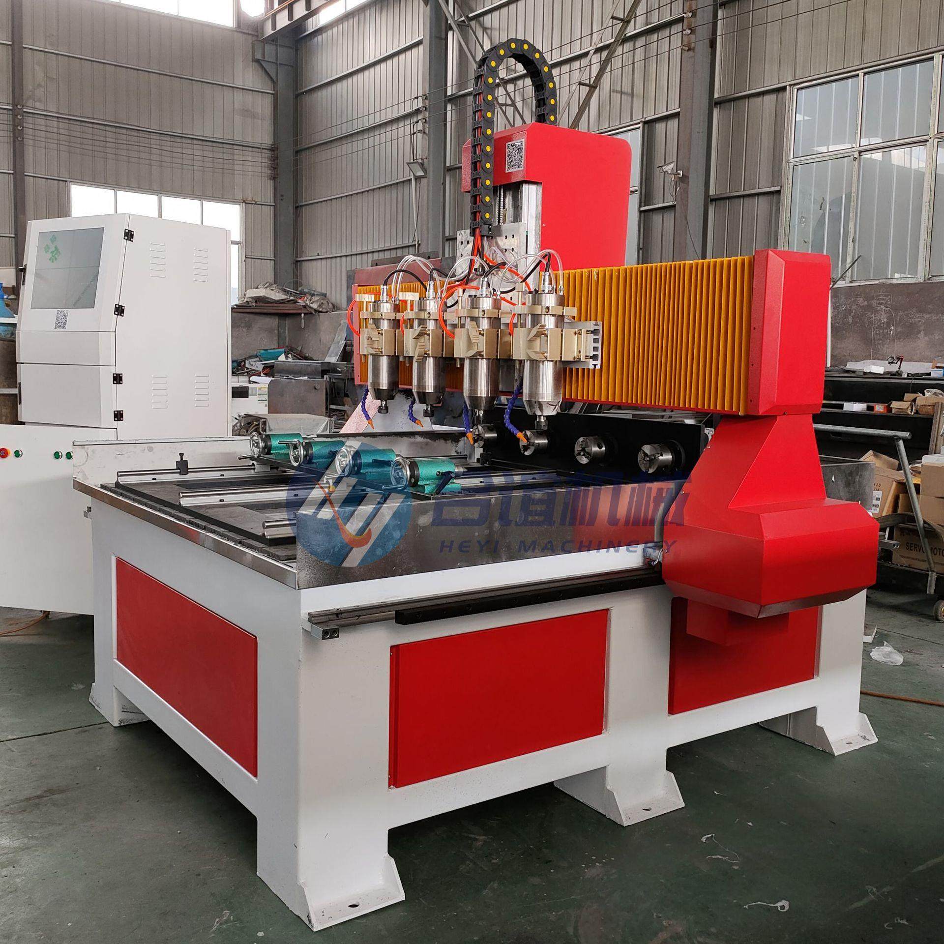 多头玉石雕刻机厂家三维立体圆雕四轴联动木材广告亚克力数控3d,淘宝优惠券,粉丝福利购,淘宝优惠卷