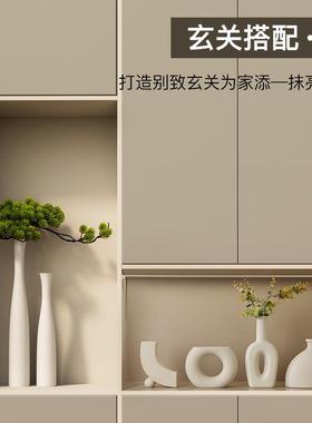 黑白简约风玄关装饰摆饰高大花瓶陶瓷家居客厅电视柜乔迁新居礼物