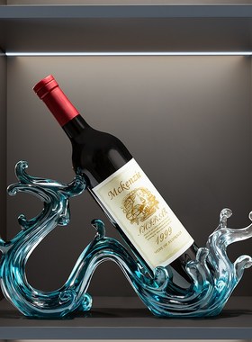 风生水起龙红酒架摆件轻奢高档客厅电视I柜餐边柜子装饰品乔迁礼