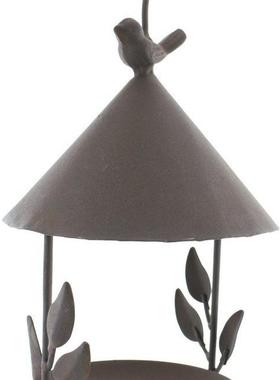 铁质做小鸟房子229877喂鸟器工艺摆件花铁质挂件旧园装饰