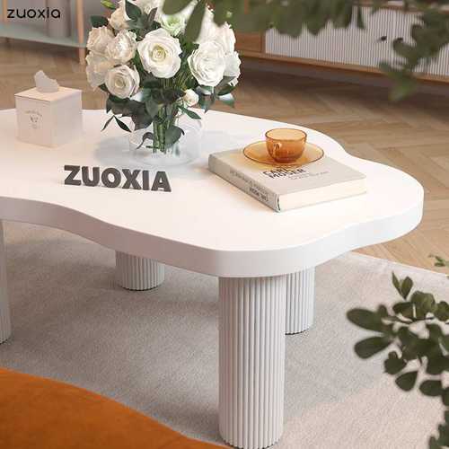 左下北欧云朵茶几简约vintage奶油风设计师民宿大小户型日式网红 - 图1