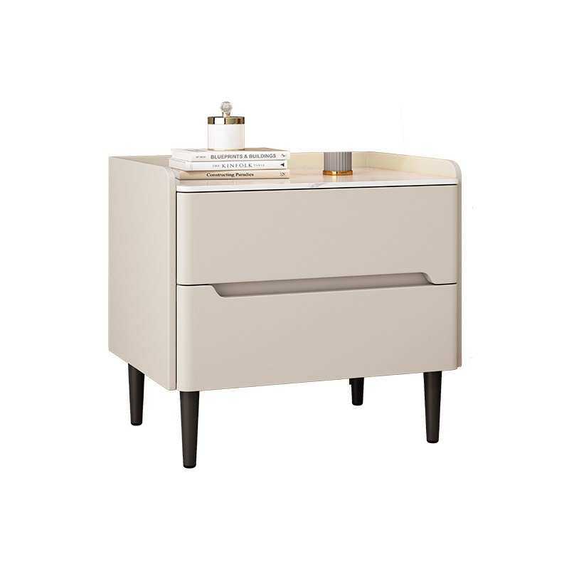 SNAA67甄选全实木床头柜轻奢岩板储物柜卧室简约现代床边V柜皮质,淘宝优惠券,粉丝福利购,淘宝优惠卷