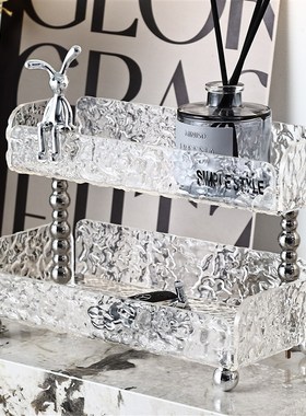 轻奢钥匙收纳摆件桌面创意家居饰品进门入户玄关S客厅装饰乔迁礼