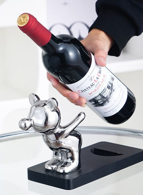 葡萄酒架轻奢客厅红酒架柜t摆件高档玄关餐边柜装饰品乔迁新居礼