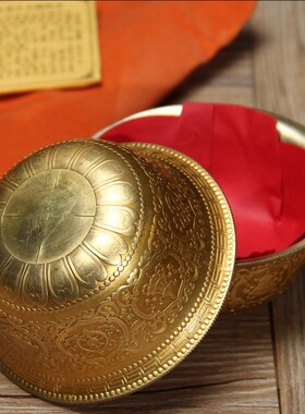 纯铜八吉祥供水碗 供水杯光面水碗 藏式供水水碗 7个包邮