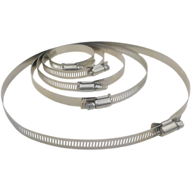 不锈钢国标喉箍圈加厚p卡箍收紧金属扎带大号规格加长工业抱箍订 - 图3