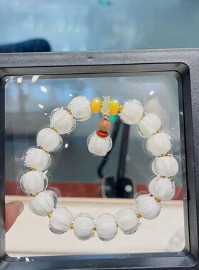 同款香灰琉璃莲花珠款原创搭配款手链 女款琉.璃饰品礼物