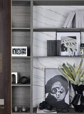 黑房白极简风售楼处样板房书书柜软装饰摆摄影道具件装tb-67457饰