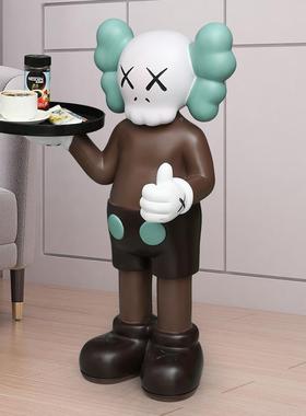 芝麻街摆件厅大型落地托盘玄工关电视XXF1293-柜轻客奢彩家居软装