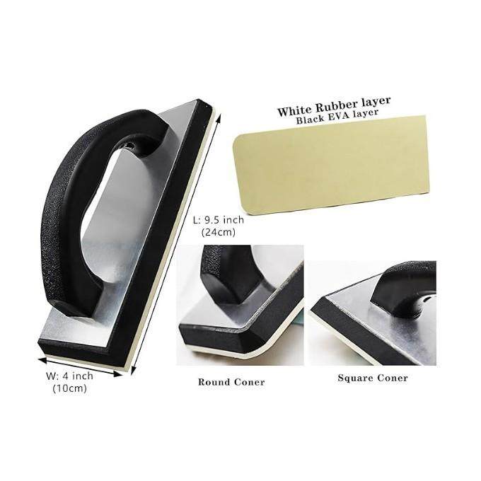 瓷砖工具不锈钢方形刻口抹子套装加橡胶砂浆浮子和瓷砖海绵,淘宝优惠券,粉丝福利购,淘宝优惠卷