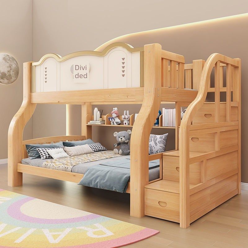 精冠加粗实木子母床高低床双层床小户型两层床婴儿床儿童上下铺床,淘宝优惠券,粉丝福利购,淘宝优惠卷