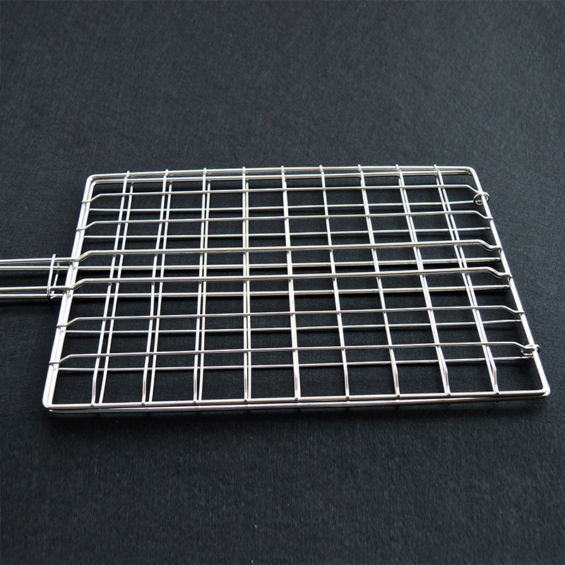 烧烤炉专用烧烤网夹烤鱼夹子商用加粗不锈钢竖条网格拍子大号工具,淘宝优惠券,粉丝福利购,淘宝优惠卷