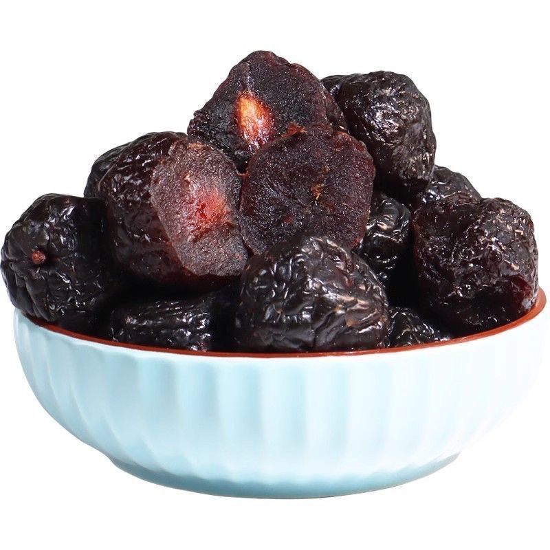 Xinjiang specialty black plums, dried plums, candied fruits, dried fruits, preserved plums, black sour plums snacks
