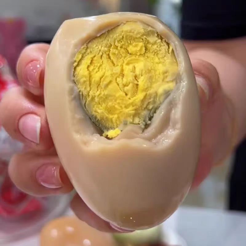 五香烤鹅蛋五香起沙流油吊炉烤熟鹅蛋红泥腌制咸鹅蛋真空装即食 - 图3