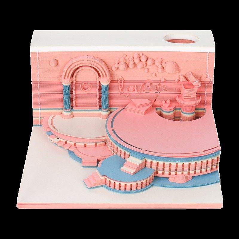 3D立体纸雕便签纸便利贴本送男女朋友情人圣诞爱情可批量定制造型,淘宝优惠券,粉丝福利购,淘宝优惠卷