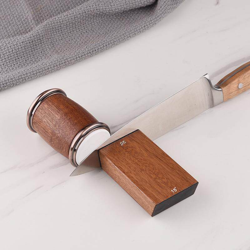 圆柱形双磨刀器面陶磨瓷金钢刀砂滚轮磨刀器无品牌/西式厨研磨器,淘宝优惠券,粉丝福利购,淘宝优惠卷