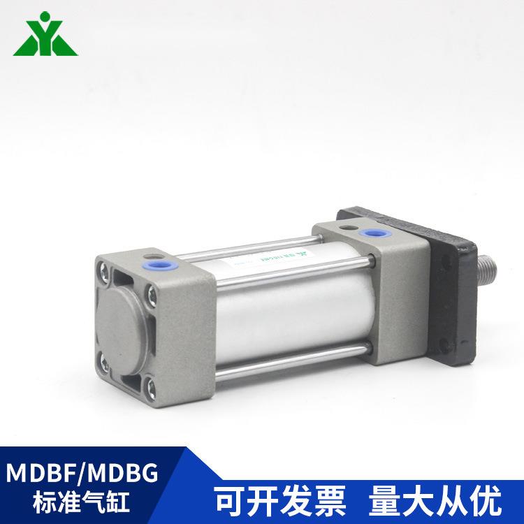 SMC型MBF32/MDBF32-50-75-100-125-150-175-200-300Z带法兰板气缸 - 图3