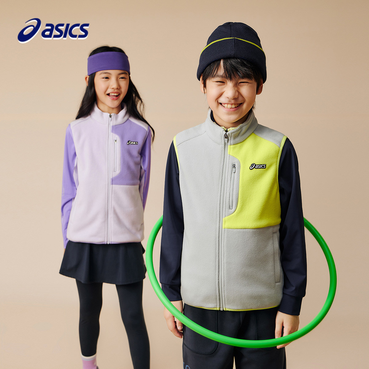 亚瑟士儿童马甲童装2025年秋季新款男童摇粒绒针织外套百搭抗静电,淘宝优惠券,粉丝福利购,淘宝优惠卷