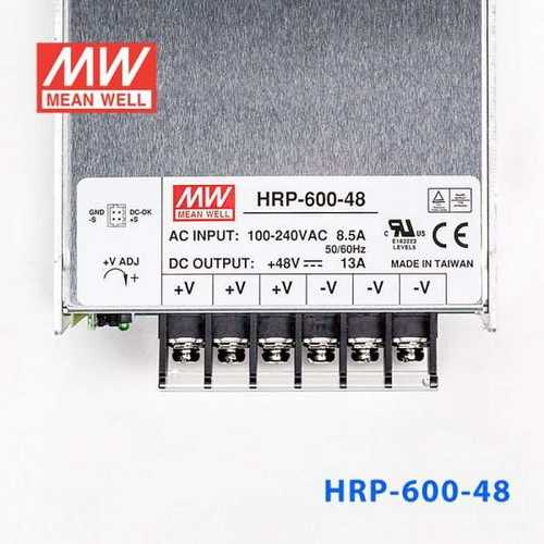 明纬HRP-600开关电源12V24V36V48V/3.3/5/7.5/15V 600W电机带PFC - 图2
