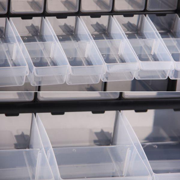 简约壁挂式桌面收纳箱耐用分格长方形零件置物架抽屉式多层整理盒,淘宝优惠券,粉丝福利购,淘宝优惠卷