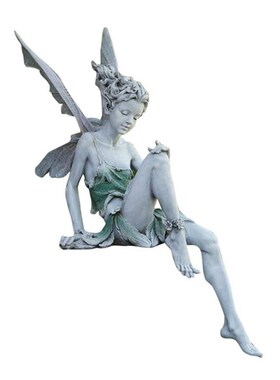 图多图勒克仙女雕像树脂天使工艺品摆件童话仙女花园装饰树脂摆件