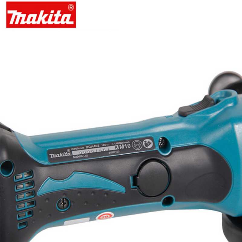 Makita/牧田18V充电式角磨机DGA402SFJ打磨切割机DGA402RME磨光机 - 图1