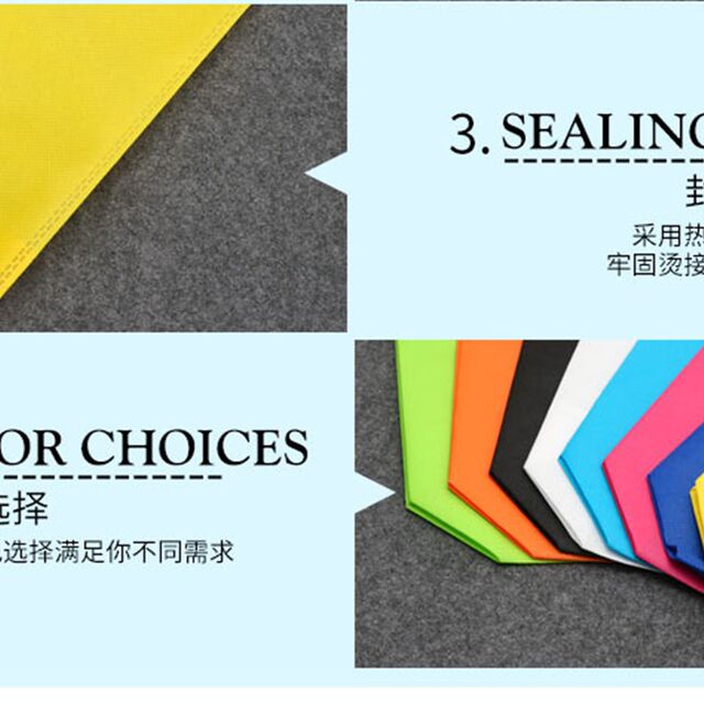 High-end coated non-woven handbags with customized logo, boys and girls, children's clothing and shoes, shopping packaging bags, customized