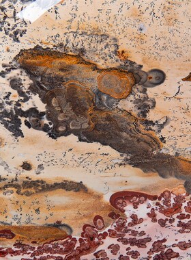 广西国画石天然奇石观赏石草花石椭圆饼摆件客厅电视柜工艺品te65