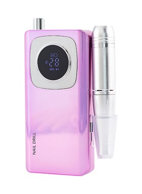 蓄电式电动美甲打磨机小型便携指甲打磨抛光手持卸甲机专业打磨器