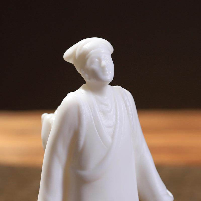 陶瓷书生仿古摆件禅意人物客厅家居书房办公室桌面玄关装饰品,淘宝优惠券,粉丝福利购,淘宝优惠卷