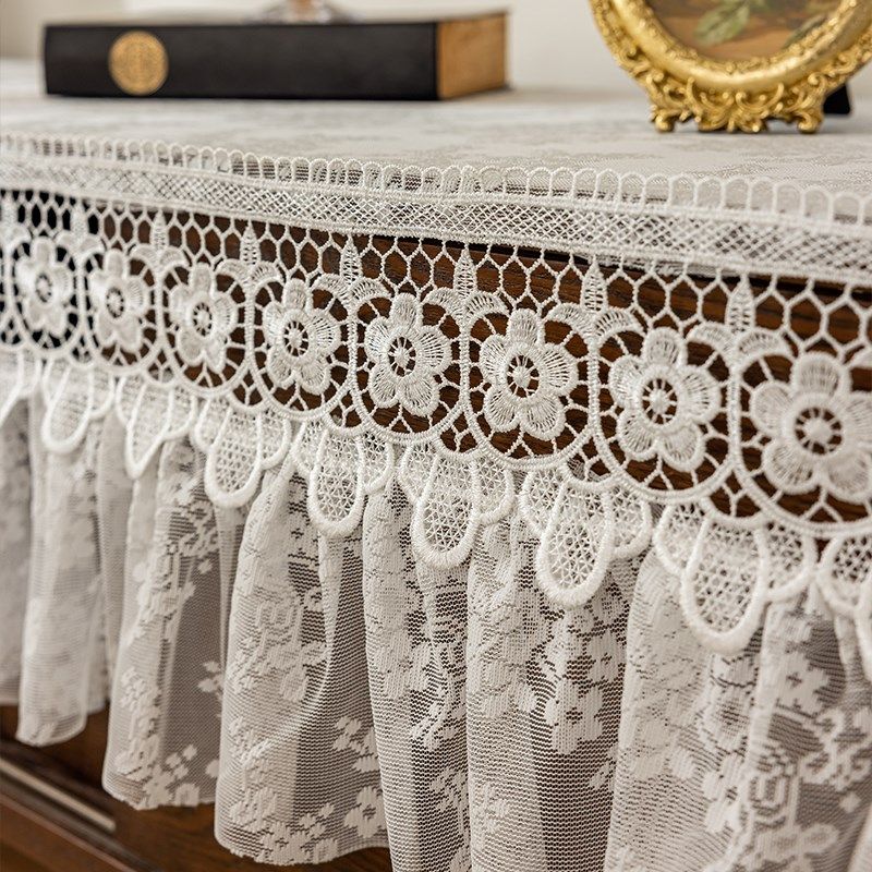 美式桌旗镂空复古法式绣花蕾丝桌布电视柜茶几斗柜盖布盖巾,淘宝优惠券,粉丝福利购,淘宝优惠卷